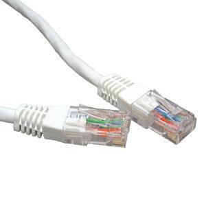 ACT Witte 0,5 meter U/UTP CAT6 patchkabel met RJ45 connectoren - thumbnail