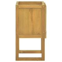 Badkamerkast 45x45x75 cm massief teakhout - thumbnail