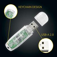 USB stick INTENSO Rainbow Line 32 GB Transparant 32 GB USB stick - thumbnail