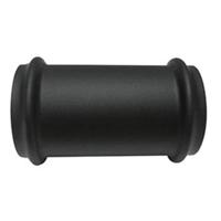 Wiesbaden Koppelstuk 32 mm tbv Vloerbuis Mat Zwart - thumbnail