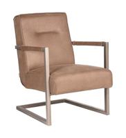 Label51 Fauteuil Jim - Stone - Microfiber - thumbnail