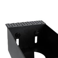 QAZQA Set van 6 inbouwspots zwart GU10 70mm 2-lichts trimless - Oneon - thumbnail