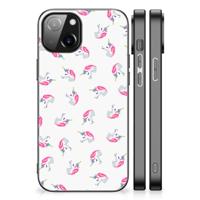 Back Case voor Apple iPhone 13 | iPhone 14 Unicorns - thumbnail