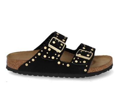 Birkenstock sandalen Arizona Rivet Suede 1030348 black