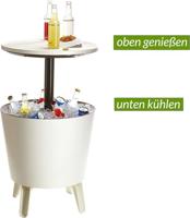 Keter Drankenkoeler Wit/Bruin Ø50cm 30 Liter - thumbnail