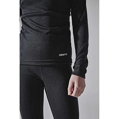 Craft Baselayer Set Thermoset Kinderen Black 110-116