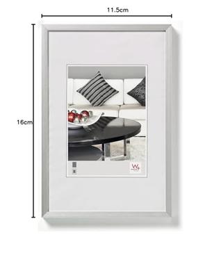 Walther Chair aluminiumlijst 10x15cm zilver