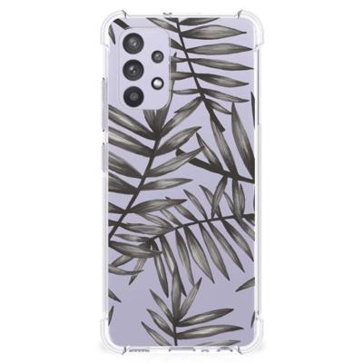 Samsung Galaxy A32 4G | A32 5G Enterprise Editie Case Leaves Grey Samsung Galaxy A32 4G | A32 5G Enterprise Editie Case Leaves Grey