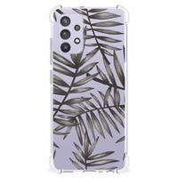 Samsung Galaxy A32 4G | A32 5G Enterprise Editie Case Leaves Grey - thumbnail