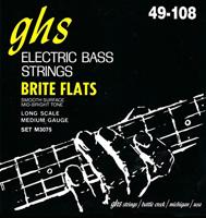 GHS M3075 Bass Brite Flats medium snarenset basgitaar - thumbnail