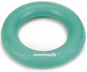 Rubber hondenspeeltje ring massief mint 9 cm