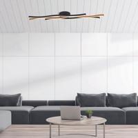 Searchlight Strakke led plafondlampBloom - 32103-1BK - thumbnail