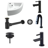 Wiesbaden Fonteinpack Pallas Keramiek 44.5x32.5x13 cm Zwart - thumbnail