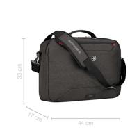 Wenger MX Commute laptop-tas incl. rugzakdrager 16 grijs - thumbnail