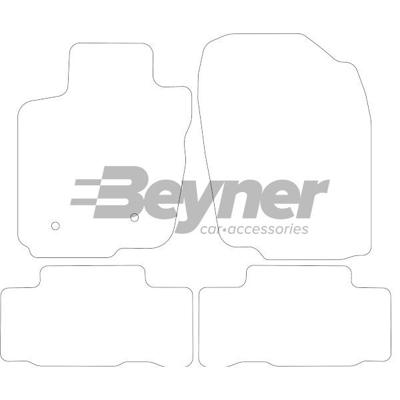 Velours Automatten passend voor Toyota RAV-4 2006-2009, RAV-4 HL1845414