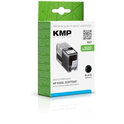 KMP Inktcartridge vervangt HP 920XL, CD975AE Compatibel Zwart H67 1717,0051