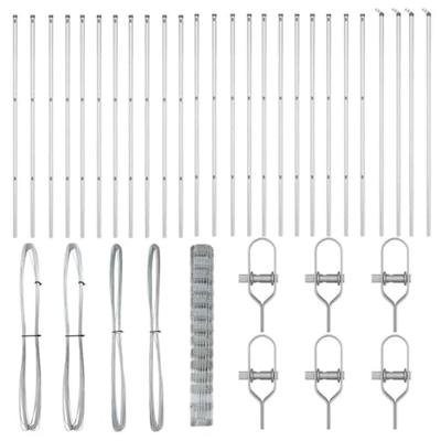 Weidehekwerk Zilver 50 x 1.4 m Gegalvaniseerd staal