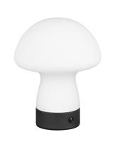 Trio TafellampDooley oplaadbaar met wit glas - R54981131 - thumbnail