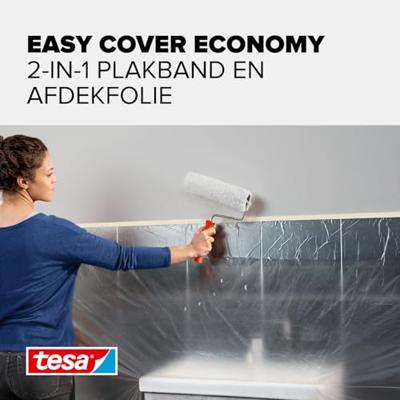 tesa 58882-00000-04 Afdekfolie tesa Easy Cover (l x b) 25 m x 55 cm 1 stuk(s) tesa 58882-00000-04 Afdekfolie tesa Easy Cover (l x b) 25 m x 55 cm 1 stuk(s)