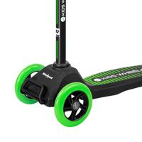 Rebel ZAB0121G - Driewielige kids step Kids Wheels - Vanaf 3 jaar - Zwart/groen - thumbnail