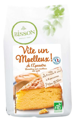 Bisson Bakmix voor speltcake bio 300 Gram