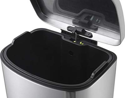 Eko pedaalemmer Della 50 l, zilver