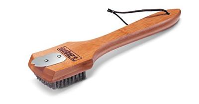 Weber Schoonmaakborstel van bamboehout 30cm