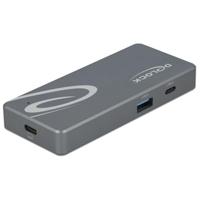 DeLOCK 91754 geheugenkaartlezer USB 3.2 Gen 1 (3.1 Gen 1) Type-C Grijs - thumbnail