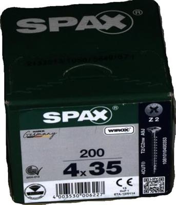 Spax pk pz geg.4,0x35(200)