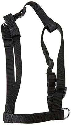 TRIXIE HONDENTUIG CLASSIC H-TUIG ZWART 70-100X2,5 CM - thumbnail