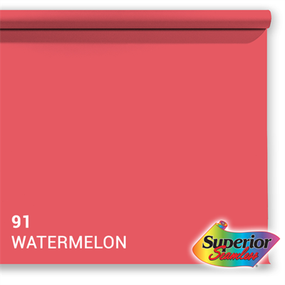 Superior Achtergrondpapier 91 Watermelon 1,35 x 11m Superior Achtergrondpapier 91 Watermelon 1,35 x 11m