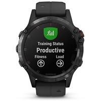 Smartwatch Garmin Fenix 5 Plus, 1,2 inch, Zwart - thumbnail