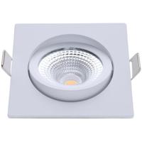 EcoDim LED Inbouwspot Vierkant 5W IP54 Dimbaar Warm Wit 2000K-3000K - thumbnail