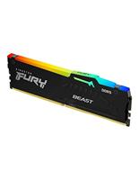Kingston FURY Beast RGB Werkgeheugenmodule voor PC DDR5 32 GB 1 x 32 GB Non-ECC 5600 MHz 288-pins DIMM CL36 KF556C36BBEA-32 - thumbnail