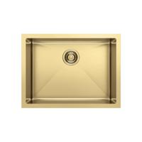 Inbouw Wastafel Sapho Zenith 60x45 cm RVS Goud PVD Sapho - thumbnail