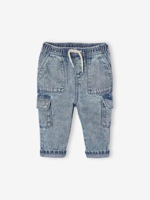Baby battlejeans met elastische taille double stone Baby battlejeans met elastische taille double stone