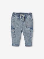 Baby battlejeans met elastische taille double stone - thumbnail