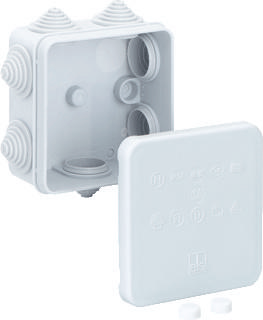 Spelsberg HP 80-L Verbindingsdoos (l x b x h) 85 x 85 x 42 mm Grijs IP55 1 stuk(s)
