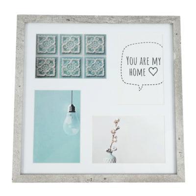 Fotolijst 4 passe-partout stone 10 x 15 cm | 6 stuks