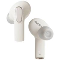 Sudio E3 wit, draadloze oordopjes met Bluetooth 5.3, hybride ANC, microfoon, AAC-codec, 30 uur speeltijd, draadloos opladen en USB Type-C opladen, IPX4 spatwaterdicht - thumbnail