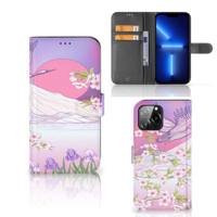 iPhone 13 Pro Max | Telefoonhoesje | Met pasjeshouder | Bird Flying - thumbnail