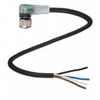 Pepperl+Fuchs 217487 Kabelconnector M12 Aantal polen (sensoren): 4 Bus, haaks 5.00 m 1 stuk(s)