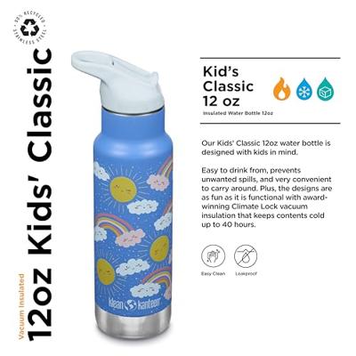 Klean Kanteen Classic N met flipsportdop, 355ml/12oz. Thermosfles Rainbows 355ml
