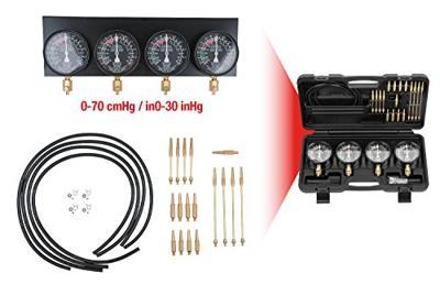KS Tools 150.3600 Synchrone carburateur-testapparaat met 4 synchrone klokken, 28-delig KS Tools 150.3600 Synchrone carburateur-testapparaat met 4 synchrone klokken, 28-delig