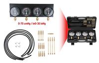 KS Tools 150.3600 Synchrone carburateur-testapparaat met 4 synchrone klokken, 28-delig - thumbnail