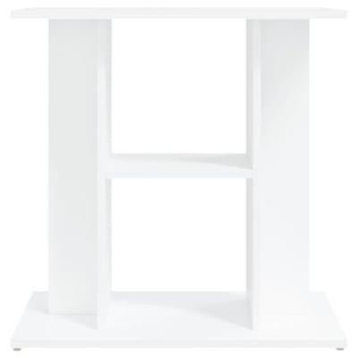 VidaXL Aquariumstandaard 60x30x60 cm bewerkt hout wit - thumbnail