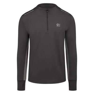 Cruyff Ametrine Trainingstrui 1/4-Zip Donkergrijs Cruyff Ametrine Trainingstrui 1/4-Zip Donkergrijs