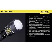 NiteCore NITNFD25 Diffusor EC1, EC2, EA1, EA2, MT2C, P12, SRT3, SRT5 en zaklampen met een Ø 25 mm - thumbnail