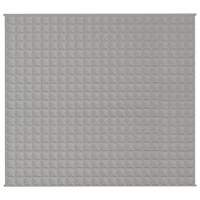 Verzwaringsdeken 200x230 cm 13 kg stof grijs - thumbnail