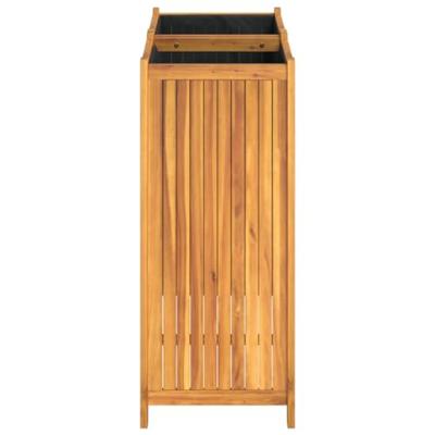 VidaXL Plantenbak met voering 84x42x100 cm massief acaciahout